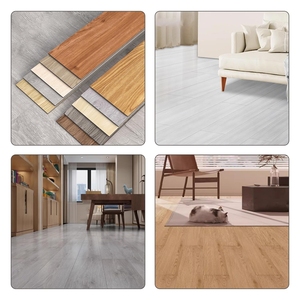 Autocollants en <span class=keywords><strong>PVC</strong></span> vinyle imperméables à effet bois, carreaux de sol autocollants à peler et coller, carreaux de sol en céramique, vente chaude - Product Image 5