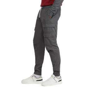 Logo personnalisé hommes décontracté Cargo Jogger pantalon coton sergé 8 poches bouton Braguette pantalon Baggy Style BD avec de nouvelles fonctionnalités - Product Image 4