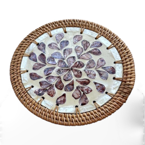 Mantel Individual de Ratán Natural con Madreperla para la Mesa de Comedor y Decoración del Hogar - Product Image 6