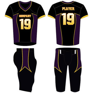 Precio de fábrica de alto rendimiento 2025 uniformes de fútbol americano sublimados ofertas al por mayor personalizables - Product Image 1