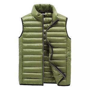 Logo personnalisé gilet bouffant pour hommes prix de gros grande taille hiver personnalisé respirant robuste confortable gilet bouffant pour hommes - Product Image 3