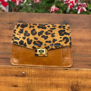 กระเป๋าสะพายไหล่หนังขนสัตว์พิมพ์ลายสัตว์สไตล์ตะวันตกใหม่คุณภาพสูงแฟชั่นหนังขนสัตว์หนังแท้คุณภาพสูงสายสะพายข้าง - Product Image 3