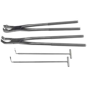 Four-Root Molar Forceps Universal <b>Veterinary</b> <b>Surgical</b> <b>Instrument</b> for Equine Dental Use by ARMANDIOUS - Product Image 1