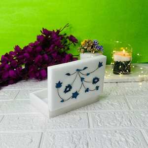 Venta al por mayor elegante hermoso color mármol incrustaciones joyero hecho a mano almacenamiento para collares nuevo diseño mejor precio - Product Image 1