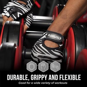 Gants de fitness unisexes de qualité supérieure à demi-doigts, séchage rapide, en cuir, avec logo personnalisé, respirants, antidérapants et ajustables - Product Image 5