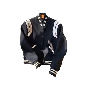 Chaqueta con letras superventas de 2024, precio barato, ropa informal, chaqueta de béisbol para hombre hecha a medida - Product Image 5