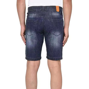Shorts en jean pour hommes, style streetwear vintage, respirants, lavage clair, taille mi-haute, polyester/coton, service OEM - Product Image 3
