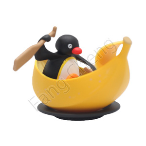 Pingu el Cobarroso, Personaje de Dibujos Animados, Producto de PVC, Serie Momentos de Viaje, Sorpresas Misteriosas, 10-12cm, Máquinas Gashapon - Product Image 5