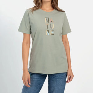 Camiseta Informal de Algodón 100% con Estampado de Personajes y Logotipo Personalizado, Camiseta con Estampado Gráfico Tie-Dye para Mujer - Product Image 2