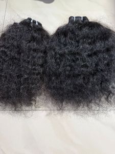 Véritable 100% paquets de cheveux vierges de temple indien bouclés, ondulations naturelles, double extrémités dessinées, fournisseur en gros de qualité supérieure - Product Image 4