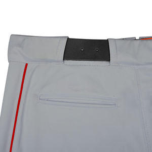 Pantalón de Béisbol Resistente de Color Sólido para Equipos Competitivos, Rodillas de Doble Capa, Alto Rendimiento, Transpirable, Secado Rápido - Product Image 6