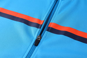 Polyester/Coton Tissu Hommes Survêtement Respirant Réglage Capuche Avant Fermeture Éclair Coupe-Vent Survêtement pour Homme - Product Image 6