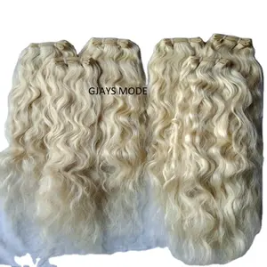 Sarışın kıvırcık insan saçı örgü toptan bakire manikür hizalanmış malezya insan saç demetleri hindistan 613 paket