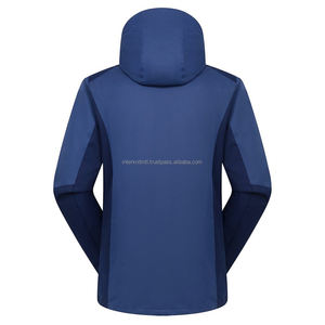 Chaqueta Softshell Impermeable con Capucha para Hombre, Cortavientos, Transpirable, con Diseño Geométrico de Dibujos Animados, para Senderismo, Camping y Trekking - Product Image 6