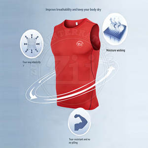 Chaleco de Compresión para Hombre de Alta Calidad y Bajo Precio, Diseño Único, Color Sólido - Product Image 3