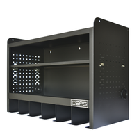 Armoire murale CSPS 76 cm pour garage/entrepôt/atelier, en acier thermolaqué noir mat, vente en gros, OEM&ODM, pour outils