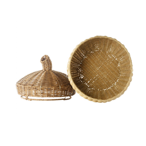 Cestas de almacenamiento de ratán con forma de bellota con tapa Artículo imprescindible para niños Venta al por mayor barata de Vietnam - Product Image 5