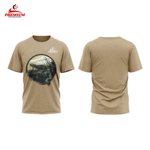 เสื้อยืดผ้าฝ้ายสำหรับผู้ชายพิมพ์ลายปักโลโก้งานตามสั่งเสื้อกีฬาผ้าคอตตอนพิมพ์ลายออกแบบได้ตามต้องการ - Product Image 2