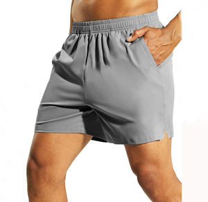Venta al por mayor de ropa deportiva para hombre casual de poliéster transpirable de entrenamiento de poliéster pantalones cortos para correr de secado rápido gimnasio pantalones cortos de fitness - Product Image 1