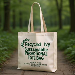 Borsa Promozionale Sostenibile in Tessuto Riciclato Ivy per Acquisti e Gadget - Product Image 3