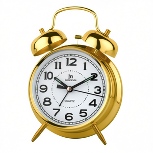Reloj Despertador con Campanas Doradas JUSTAMINUTE JA7041G, Relojes de Escritorio y Mesa para Lowell - Product Image 2