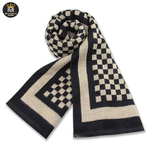 100% Polyester Fabric Long Vintage Scarf for Men High Quality Handmade Hot Sale - Product Image 5