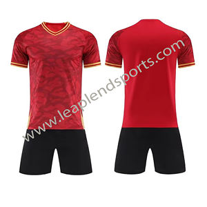 Conjunto personalizado de camisetas de fútbol para hombre, kits de uniformes de fútbol de poliéster transpirable - Product Image 3