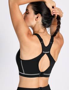 Sujetador deportivo corto de un hombro para mujer Sujetador deportivo de talla grande Bra deportivo elegante de un hombro para gimnasio y entrenamiento - Product Image 5