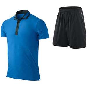 Uniformes OEM personnalisés de tennis de golf pour hommes et femmes, sports d'été, shorts de fitness, chemises avec impression personnalisée pour le jeu de tennis en salle de sport - Product Image 1