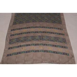 Tela de Sari indio Vintage floral, 5 yardas de seda viscosa usada para costura Bohemia, ropa y manualidades DIY - Product Image 2