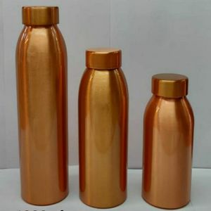 Venta al por mayor logotipo personalizado tamaño pequeño 500ML frasco de vacío aislamiento botella de agua de cobre botella para beber por Crown Foods India - Product Image 3