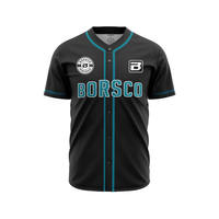 Tallas juveniles Premium Jersey Béisbol Ropa de softbol Ropa Jersey de béisbol Botón completo Jersey de béisbol Hombres