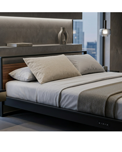 Luxury Modern Woven Solid 100% Linen Eco-Friendly Customizable Rectangle Pillowcase 45x70 cm Envelope Closure for Home Hotel - Product Image 2