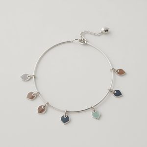 Brazalete Abierto Minimalista de Oro Macizo con Dije de Bisel Redondo Doble, Certificado GIA, Joyería Fina Contemporánea de Lujo, OEM - Product Image 6