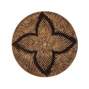 High Quality Natural Rattan <b>Round</b> <b>Placemat</b> for Tableware and Kitchen Ware Wholesale Hand Wicker From Vietnam Factory - Product Image 2