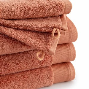 Luxury 100% Organic Cotton 6-Piece Disposable <b>Bath</b> <b>Towel</b> <b>Set</b> Quick-Dry Woven Face and Hand <b>Towels</b> with Custom Logo Solid Color - Product Image 2