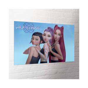 Póster de K-Pop Demon Hunters, Rumi, Mira y Zoey, Impresión Digital en Rollo para Decoración - Product Image 5