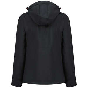 เสื้อแจ็คเก็ตซอฟต์เชลล์มีฮู้ดแบบซิป น้ำหนักเบา ทรงหลวม สวมใส่สบาย คุณภาพสูง สำหรับผู้หญิง ป้องกันลม คอตั้ง เหมาะสำหรับการเดินทาง - Product Image 3