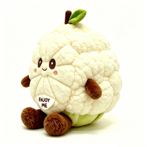 Peluche de coliflor, juguete de coliflor relleno, peluche de verdura, lindo animal de peluche de coliflor - Product Image 5