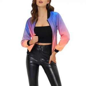 Sublimación estilo impreso mejores chaquetas último estilo chaquetas diseño impreso al por mayor chaquetas de Bombardero a granel - Product Image 2