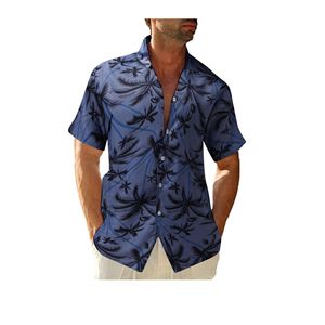 Hawaiian Floral Cotton Linen <b>Button</b> <b>Shirt</b> Breathable Poplin for Summer Formal Wear Vacation Tropical Holiday Beach Anti-Wrinkle - Product Image 3
