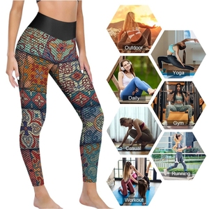 Custom <b>Hot</b> Selling New Fabric High Waist Yoga <b>Leggings</b> Women With Pockets for Yoga Running Gym Women Fashion <b>Legging</b> Pant - Product Image 6