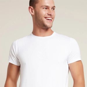 T-shirt à manches courtes actif pour les amateurs de fitness-Matériau extensible à séchage rapide, adapté à la salle de sport et à l'extérieur - Product Image 6