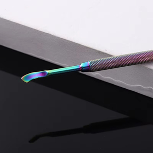 Oem Wholesale Direct Selling Double-ended Cuticle Pusher Stainless Steel Manicure <b>Tool</b> Colorful Dead Skin <b>Removal</b> <b>Nail</b> Pakistan - Product Image 2