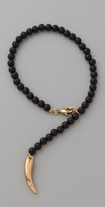 NATUREL Nouvelle Arrivée Collier en Corne de Buffle Poli Animal Style Os Bijoux Design Naturel Perles Femmes Filles Mariage - Product Image 5