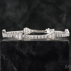 Indian Supplier Lab Grown Diamond Cuban Link <b>Bracelet</b> 14K <b>Gold</b> Plated for Certified Sparkling Stones Durable Finish Export Price - Product Image 1