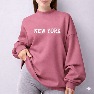 Women Oversized Mockneck Winter Sweatshirt Loose Fit Casual Warm Fleece Long Front Daily Wear <b>Top</b> - Product Image 4