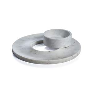 จานหินอ่อนทำจากเรซิ่นชิปและจุ่มจานหินอ่อนคุณภาพสูงสำหรับปาร์ตี้ - Product Image 6