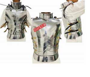 Guerrero Medieval acero Balthazar armadura Cuirass Breastplate armadura chaqueta acero Halloween disfraz Caballero chaqueta usable - Product Image 1