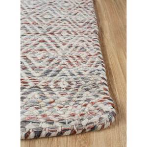 พรมจาไพร์ US Abrash สีน้ำเงิน ลายเรียบ ทอจากขนสัตว์และวิสโคส ลายเรขาคณิต สำหรับใช้ในบ้าน-ADWV-13047 - Product Image 4